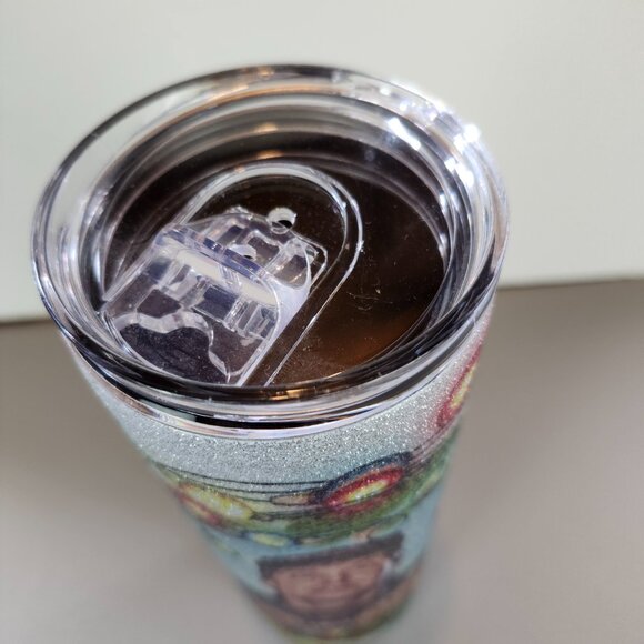 HOGG Christmas Vacation Chevy Chase Glitter Skinny Tumbler - Picture 7 of 10